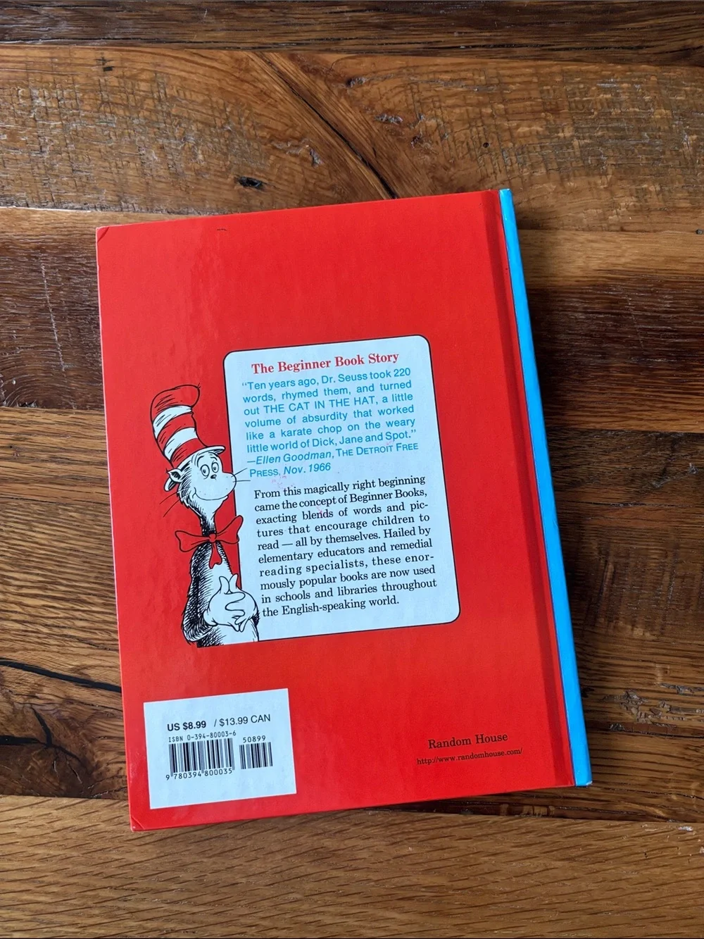 Dr. Seuss A Fly Went By Book - Blue, Yellow, Orange, Pink